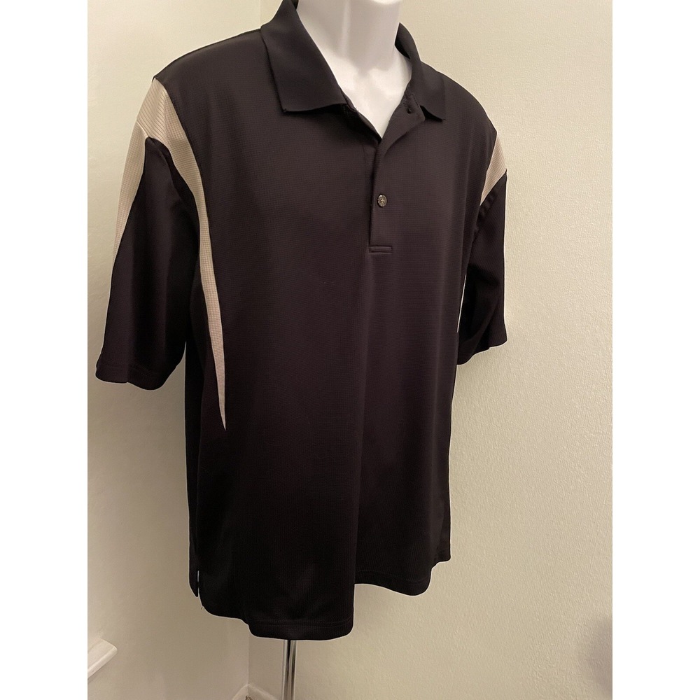 Grand Slam-Men's  Golf Polo Shirt-Black Stretch Size‎ XL